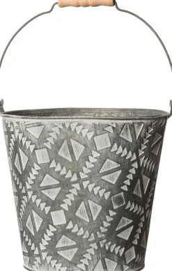 Best Zinkeimer Puck Pflanzgefäß D 21 cm H 19 cm Blumentöpfe & Pflanzgefäße