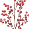 Sale Zweig mit Beeren 45 cm rot Weihnachtszweige & -Blumen