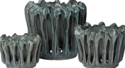 Clearance  Blumentopf Gyda grün D 23 H 20,7 cm Blumentöpfe|Blumentöpfe & Pflanzgefäße