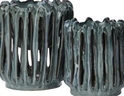 Sale  Blumentopf Gyda grün D 24,3 H 27 cm Blumentöpfe|Blumentöpfe & Pflanzgefäße