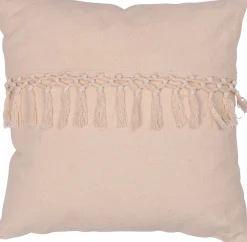 Clearance  Dekokissen Delhi naturel 45 x 45 x cm Dekokissen