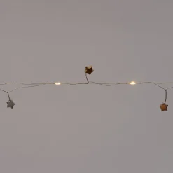 Sale  Lichterkette Sterne 20 LEDs warmweiß 2m Motiv-Lichterketten