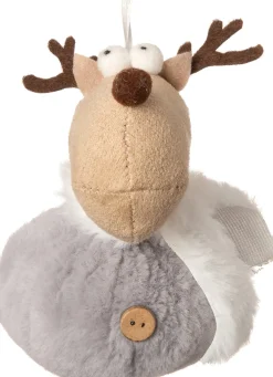 Online  Weihnachtsbaumschmuck Rentier grau 8 x 8 x 11 cm Weihnachtskugeln & -Anhänger