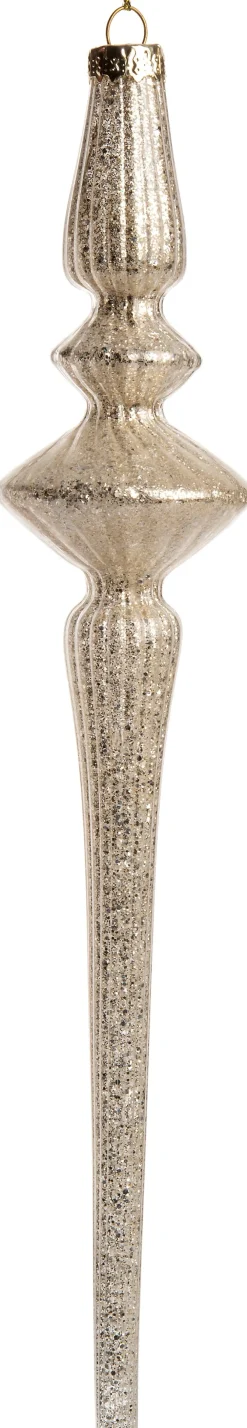  Weihnachtsbaumschmuck Elvina gold D 5 H 27 cm Weihnachtskugeln & -Anhänger