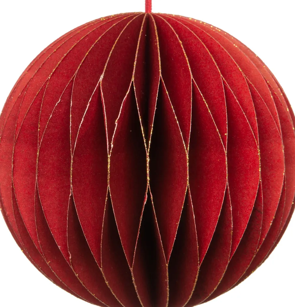 New Weihnachtsbaumschmuck Kugel rot D 8 cm Weihnachtsdeko Zum Aufhängen