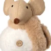  Weihnachtsbaumschmuck Maus weiß 8 x 8 x 11 cm Weihnachtskugeln & -Anhänger