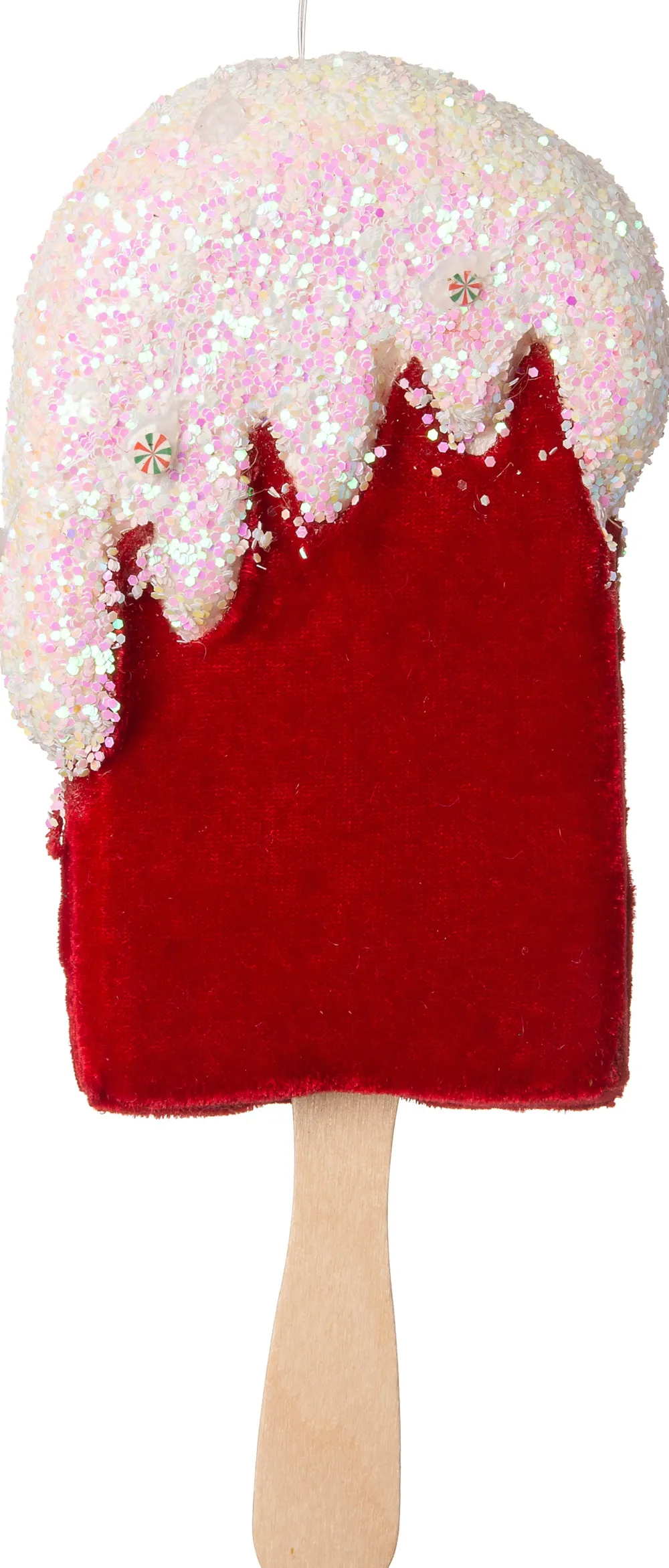 New Weihnachtsbaumschmuck Candyline Eis rot 8 x 4 x 17 cm Weihnachtskugeln & -Anhänger