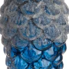 Sale  Weihnachtsbaumschmuck Tannenzapfen Tera blau / transparent D 6 H 12,5 cm Weihnachtskugeln & -Anhänger