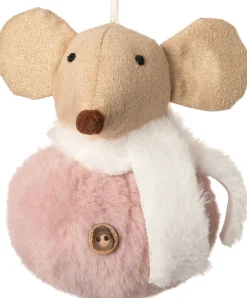 Discount  Weihnachtsbaumschmuck Maus hellrosa 8 x 8 x 11 cm Weihnachtskugeln & -Anhänger