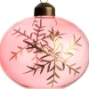 Discount  Weihnachtskugel Zwiebel Leann rosa / transparent D 8 cm Weihnachtskugeln & -Anhänger