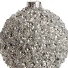  Weihnachtskugel silber D 8 cm Weihnachtskugeln & -Anhänger