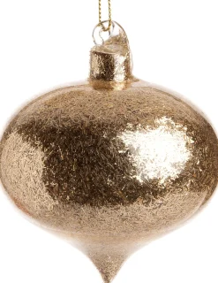 Hot  Weihnachtskugel Zwiebel Sheryl gold D 8 cm Weihnachtskugeln & -Anhänger