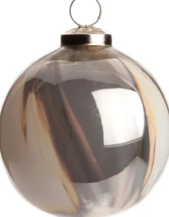 Sale  Weihnachtskugel marmoriert weiß D 8 cm Weihnachtskugeln & -Anhänger