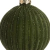 New  Weihnachtskugel Samt grün D 10 cm Weihnachtskugeln & -Anhänger