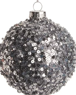 Online  Weihnachtskugel grau D 8 cm Weihnachtskugeln & -Anhänger