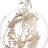 New  Weihnachtskugel mit Trockenblumen Anne transparent D 8 cm Weihnachtskugeln & -Anhänger