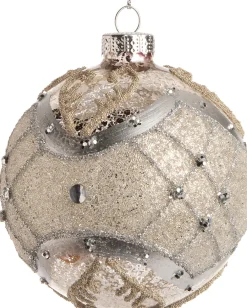 Sale  Weihnachtskugel Aliah silber / gold D 8 cm Weihnachtskugeln & -Anhänger