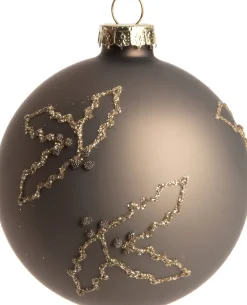 Outlet  Weihnachtskugel Aspen Blatt braun D 8 cm Weihnachtskugeln & -Anhänger