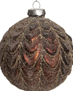  Weihnachtskugel Billi braun D 10 cm Weihnachtskugeln & -Anhänger