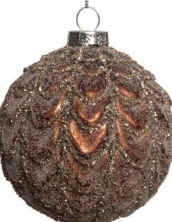 Outlet  Weihnachtskugel Billi braun D 8 cm Weihnachtskugeln & -Anhänger