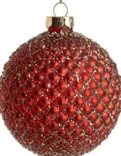 New  Weihnachtskugel Cassie Rauten klein rot D 8 cm Weihnachtskugeln & -Anhänger