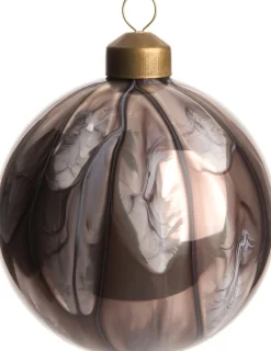 Outlet  Weihnachtskugel Cleo braun D 8 cm Weihnachtskugeln & -Anhänger