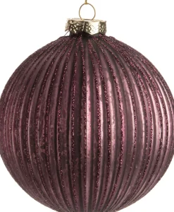 Online  Weihnachtskugel Debra lila D 10 cm Weihnachtskugeln & -Anhänger