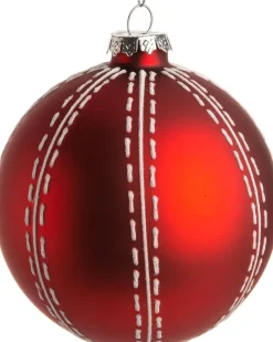 Sale  Weihnachtskugel Denia rot / weiß D 10 cm Weihnachtskugeln & -Anhänger