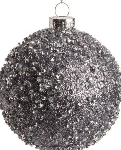  Weihnachtskugel Daye grau D 8 cm Weihnachtskugeln & -Anhänger