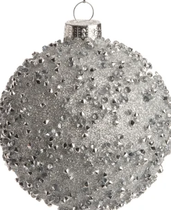 Online  Weihnachtskugel Daye grau D 8 cm Weihnachtskugeln & -Anhänger