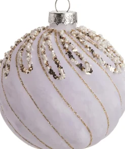 Outlet  Weihnachtskugel Elyce hellblau D 8 cm Weihnachtskugeln & -Anhänger