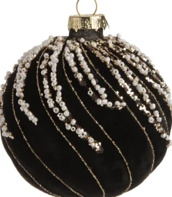 Outlet  Weihnachtskugel Elyce dunkelblau D 8 cm Weihnachtskugeln & -Anhänger