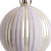 New  Weihnachtskugel Everly weiß / creme D 8 cm Weihnachtskugeln & -Anhänger