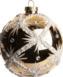 Sale  Weihnachtskugel Fanni gold D 10 cm Weihnachtskugeln & -Anhänger