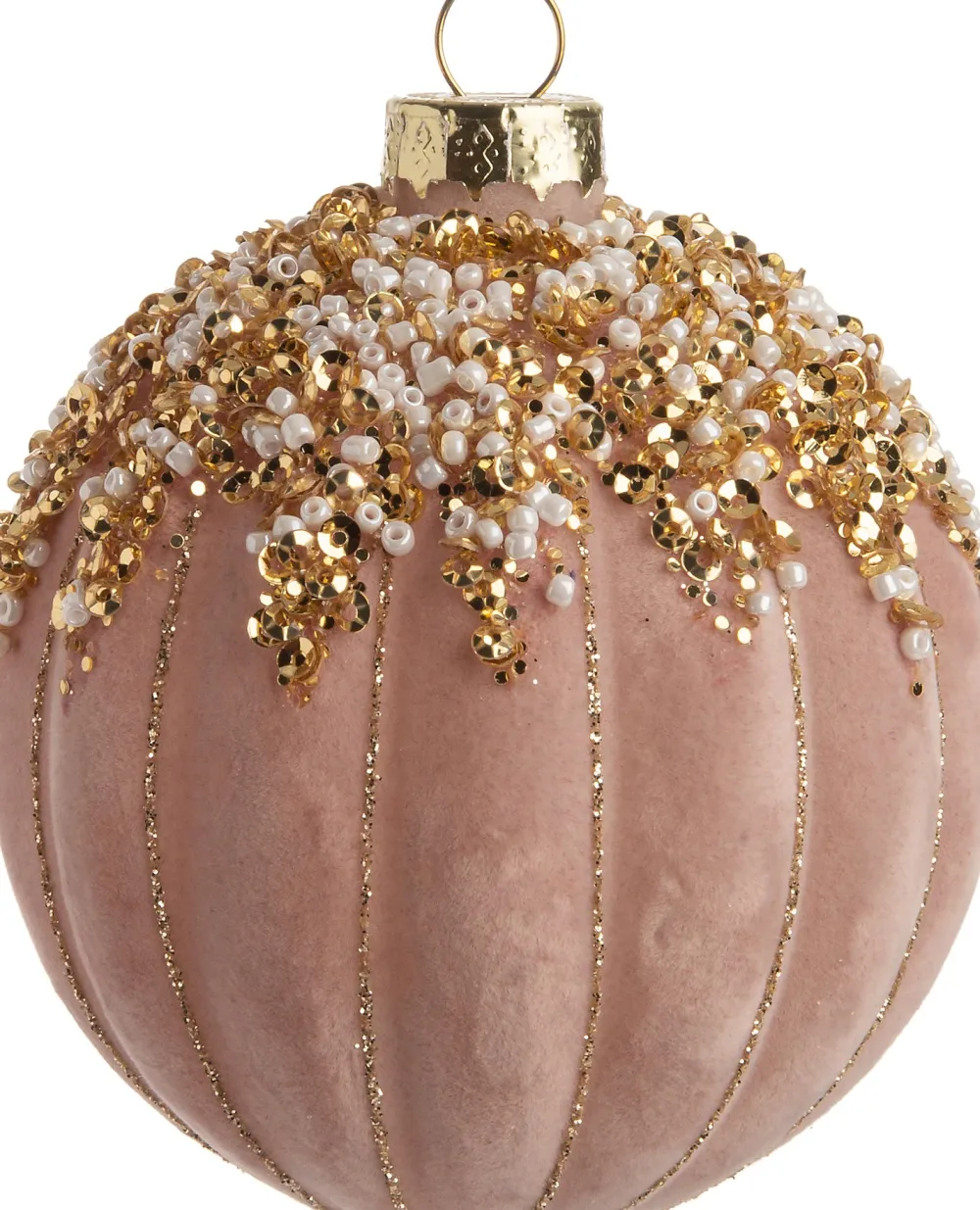 Weihnachtskugel Gwenne beige / sand D 8 cm Weihnachtskugeln & -Anhänger