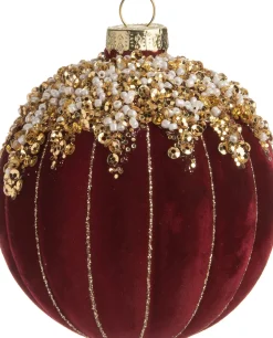 Online  Weihnachtskugel Gwenne dunkelrot D 8 cm Weihnachtskugeln & -Anhänger