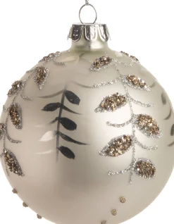 New  Weihnachtskugel Iria weiß D 8 cm Weihnachtskugeln & -Anhänger