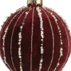 New  Weihnachtskugel Inola dunkelrot D 8 cm Weihnachtskugeln & -Anhänger