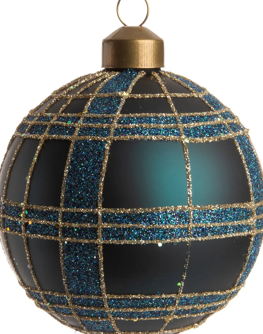 New Weihnachtskugel Jolene blau D 8 cm Weihnachtskugeln & -Anhänger