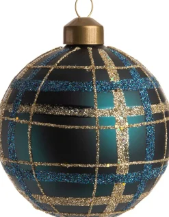 Clearance  Weihnachtskugel Jolene blau D 8 cm Weihnachtskugeln & -Anhänger