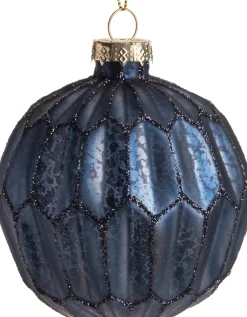 Weihnachtskugel James blau D 8 cm Weihnachtskugeln & -Anhänger