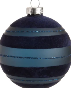 Online  Weihnachtskugel Jiselle dunkelblau D 8 cm Weihnachtskugeln & -Anhänger