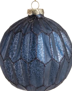 Discount  Weihnachtskugel James blau D 10 cm Weihnachtskugeln & -Anhänger