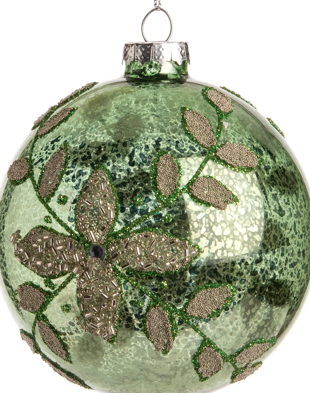 Weihnachtskugel Judie grün D 10 cm Weihnachtskugeln & -Anhänger