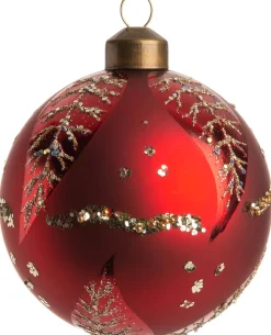 Sale  Weihnachtskugel Kyra rot D 8 cm Weihnachtskugeln & -Anhänger