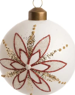 Discount  Weihnachtskugel Kaley weiß D 8 cm Weihnachtskugeln & -Anhänger