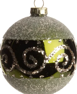  Weihnachtskugel Kacy grün D 8 cm Weihnachtskugeln & -Anhänger