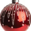 Clearance  Weihnachtskugel Lava rot D 8 cm Weihnachtskugeln & -Anhänger
