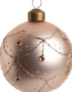 Hot  Weihnachtskugel Lucy rosa D 8 cm Weihnachtskugeln & -Anhänger