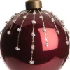 Sale  Weihnachtskugel Liz bordeaux D 8 cm Weihnachtskugeln & -Anhänger
